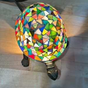 Turtle mosaic night light